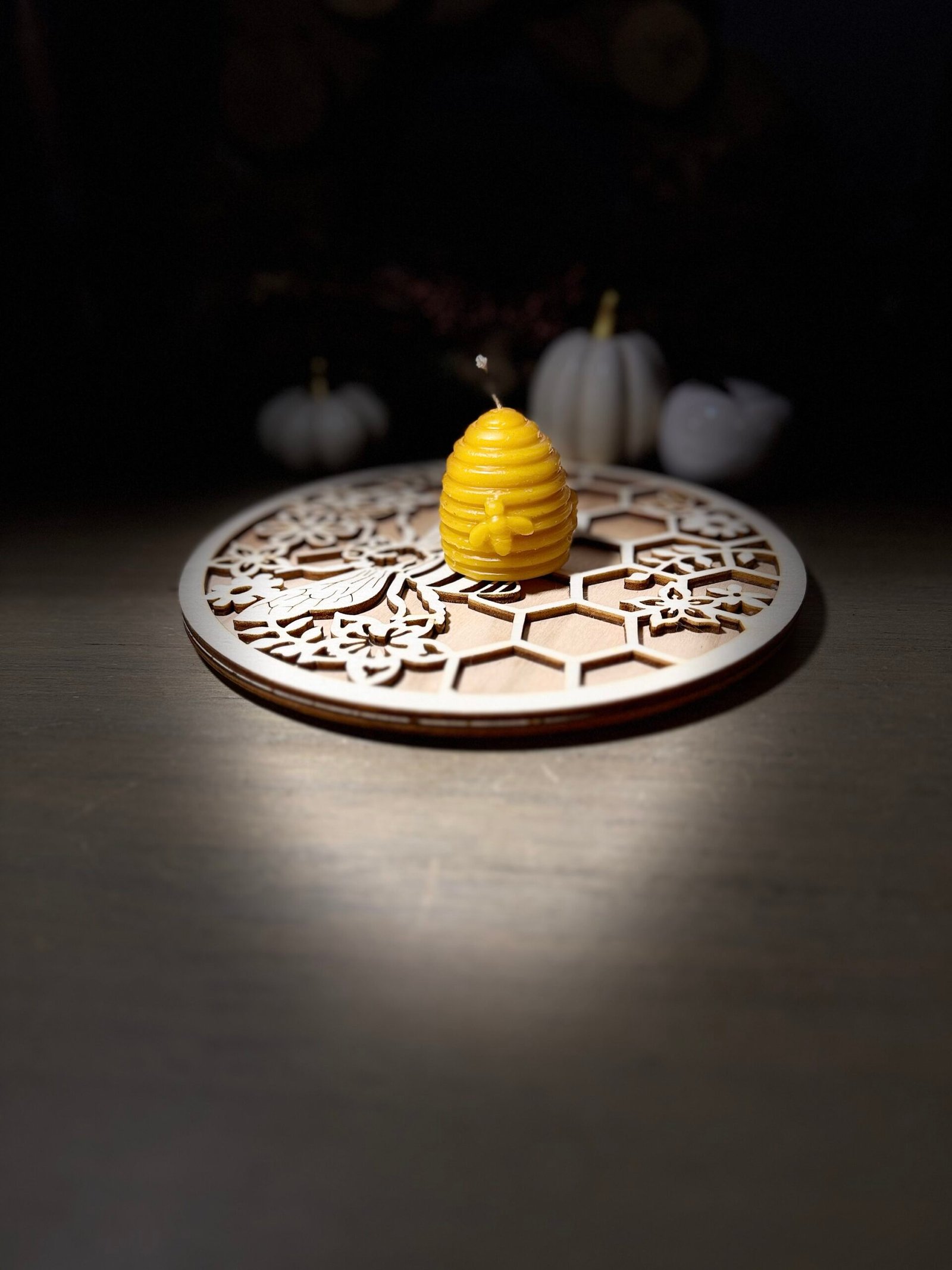 Petite bougie abeille